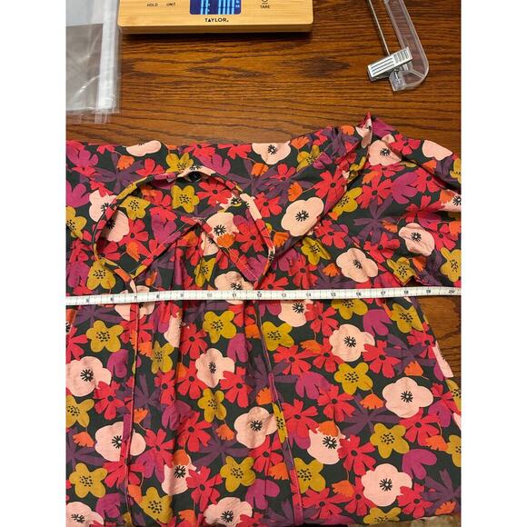 Michelle McDowell Floral Long Sleeve Blouse Size Small - Picture 5 of 5